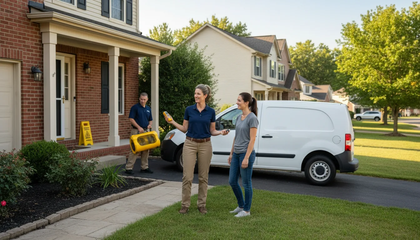 Residential water damage restoration in Waukesha, WI